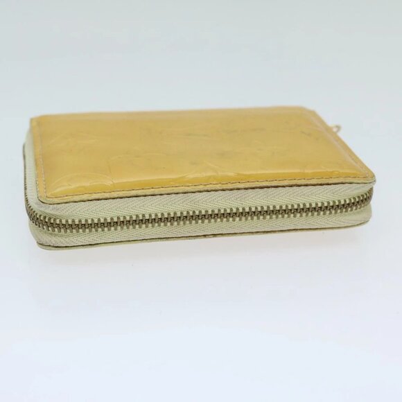 LOUIS VUITTON Monogram Vernis Bloom Wallet Beige M91015 LV Auth 69155 - Picture 8 of 15